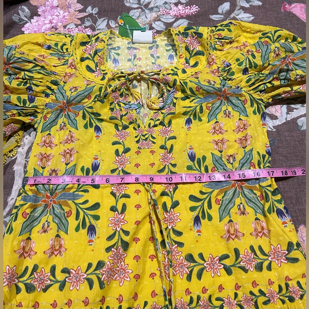 FARM Rio Delicate Flowers Cotton Dress - Picture 9 of 9